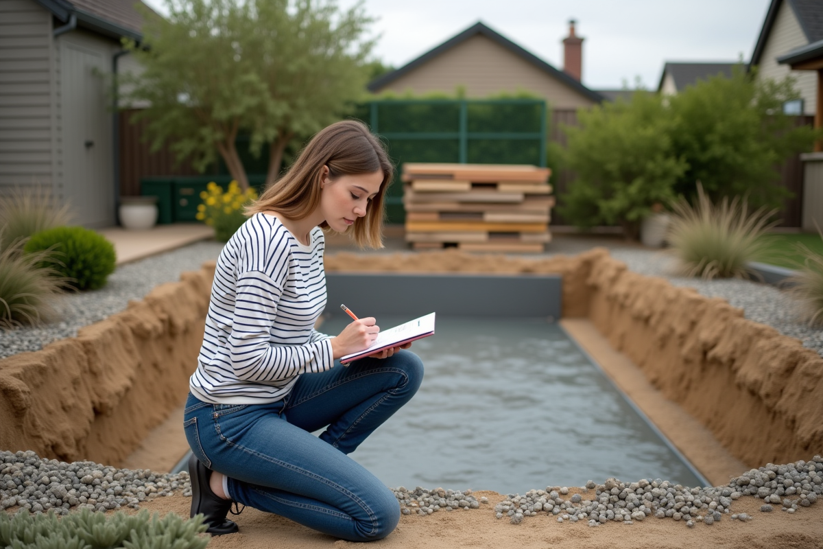 Jeune femme prenant des notes près d
